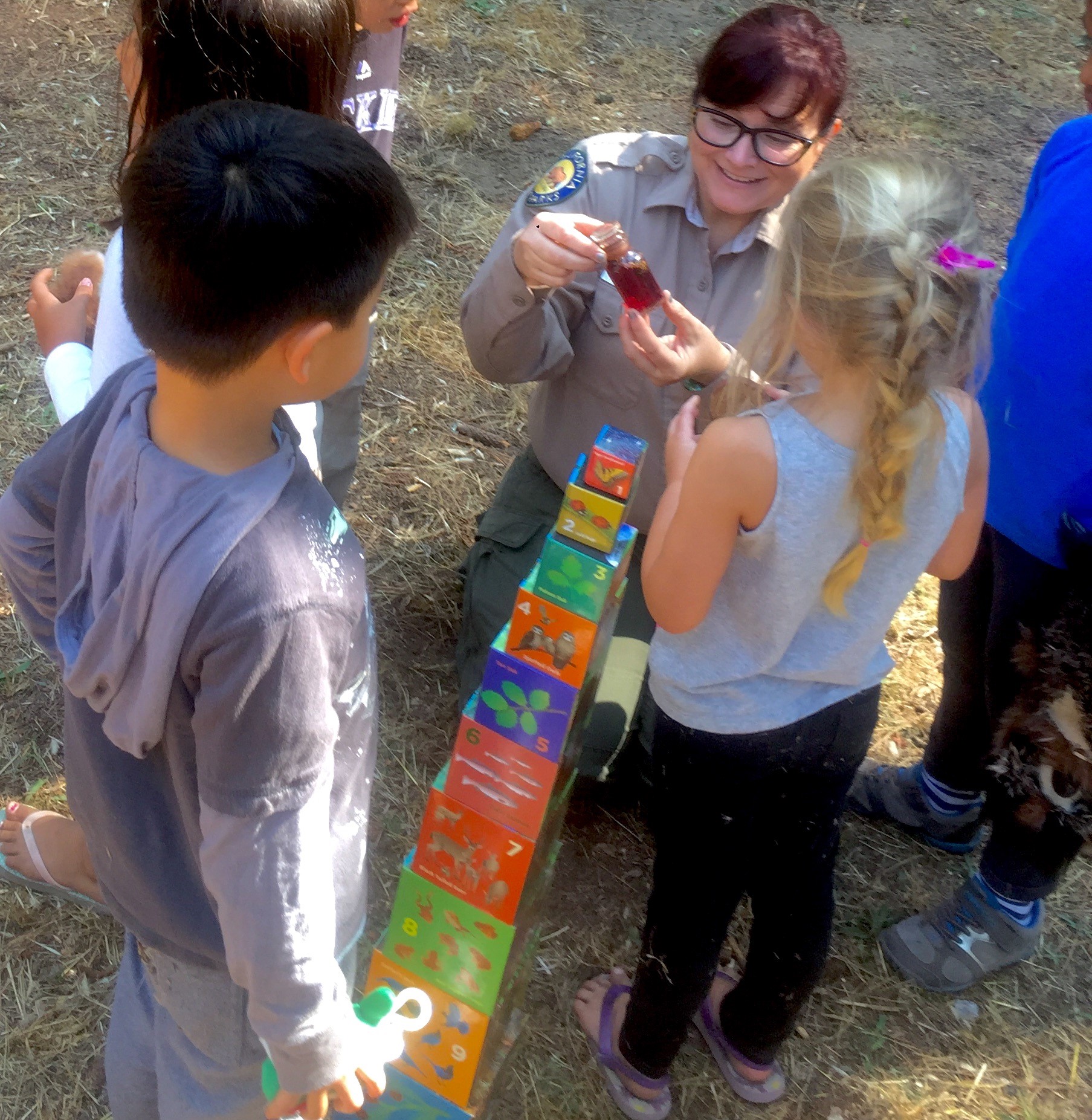 Seasonal Interpreter conducting a Little Rangers program